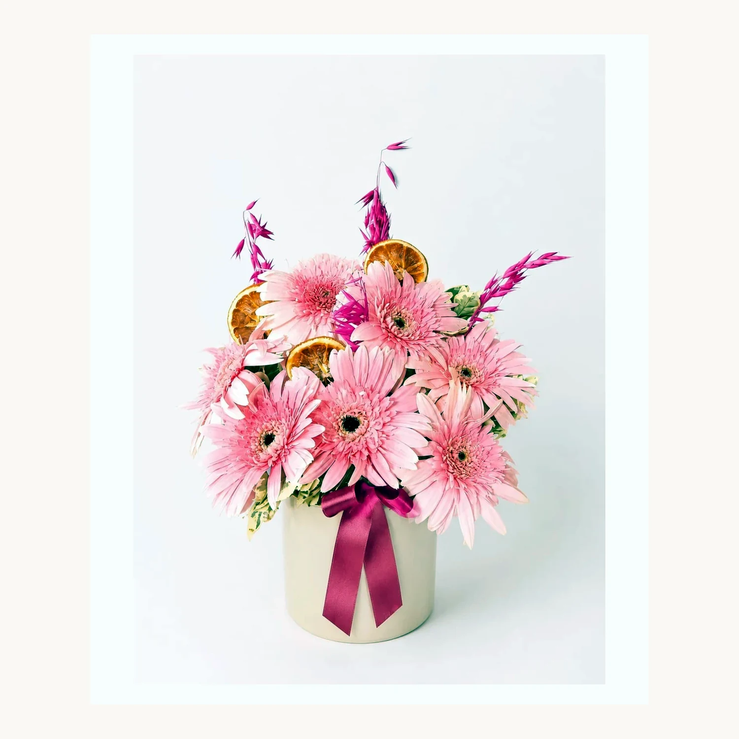 Pembe Gerbera Aranjmanı